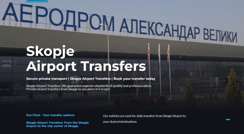 Skopje Airport Taxi - Private Transfers: