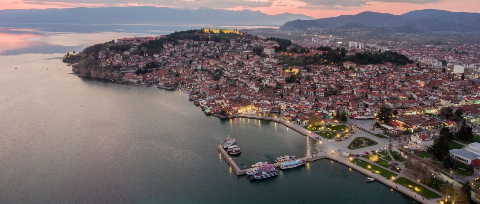 Lake Ohrid view