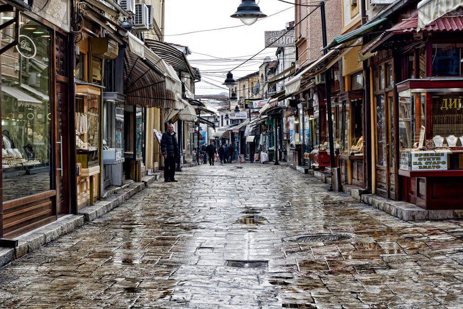 Skopje Old Bazaar — Ottoman architecture and cobblestone streets